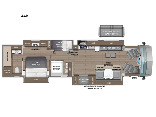 Aspire 44R Floorplan Image