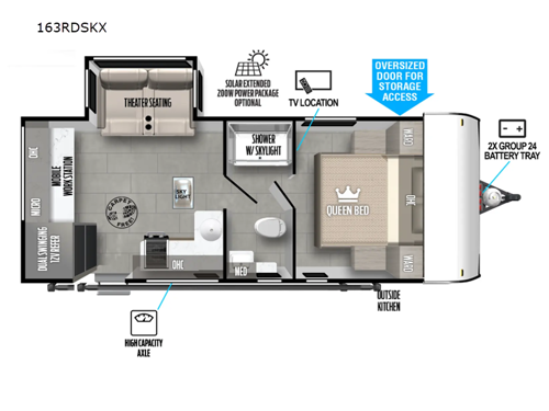 Salem FSX 163RDSKX Floorplan