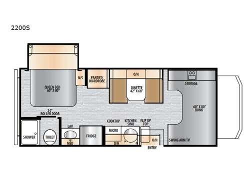 Entrada 2200S Floorplan Image