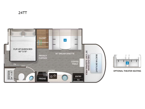 Delano Sprinter 24TT Floorplan Image