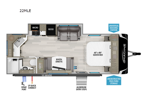 Imagine XLS 22MLE Floorplan