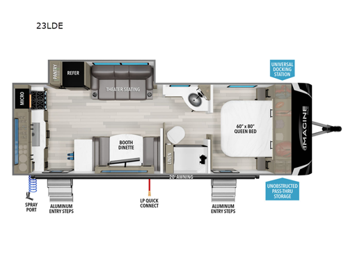 Imagine XLS 23LDE Floorplan Image