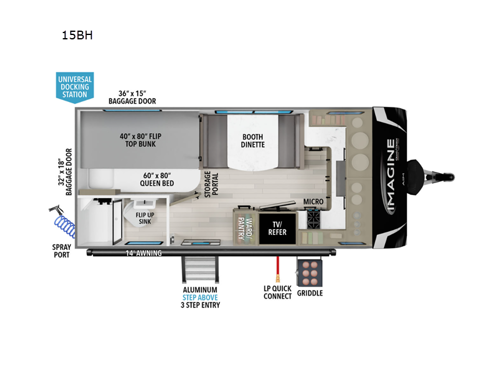 Imagine AIM 15BH Floorplan Image