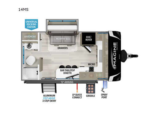 Imagine AIM 14MS Floorplan