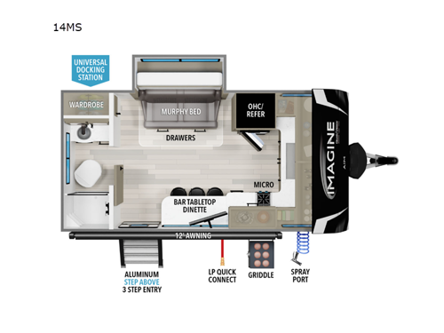 Imagine AIM 14MS Floorplan Image