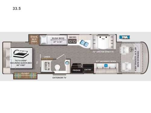 Palazzo GT 33.5 Floorplan Image