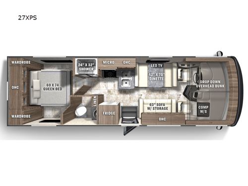 Pursuit 27XPS Floorplan Image