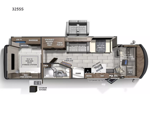 Encore 325SS Floorplan Image