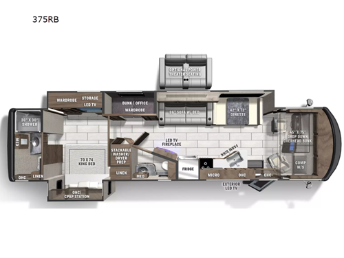 Encore 375RB Floorplan Image