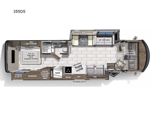 Encore 355DS Floorplan Image