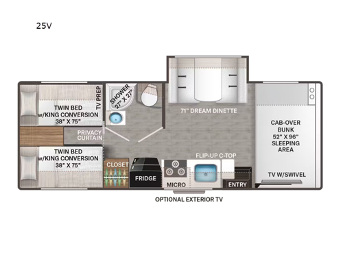 Chateau 25V Floorplan Image