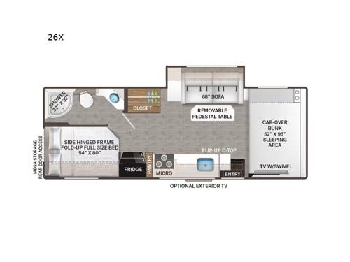 Chateau 26X Floorplan Image