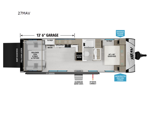 Momentum MAV 27MAV Floorplan Image