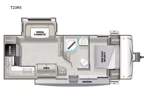 Wildwood T23RK Floorplan Image