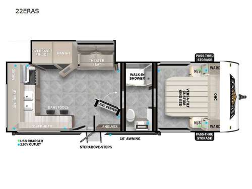 Wildwood 22ERAS Floorplan