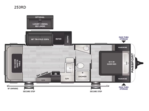 Passport SL 253RD Floorplan Image