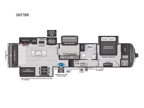 Montana 3857BR Floorplan Image