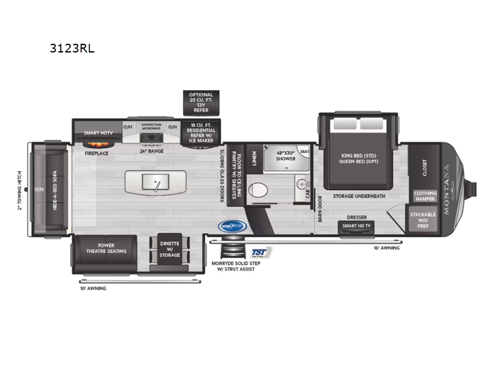 Montana 3123RL Floorplan Image