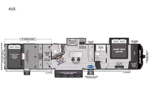 Raptor 415 Floorplan Image