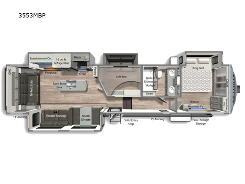 Astoria 3553MBP Floorplan Image