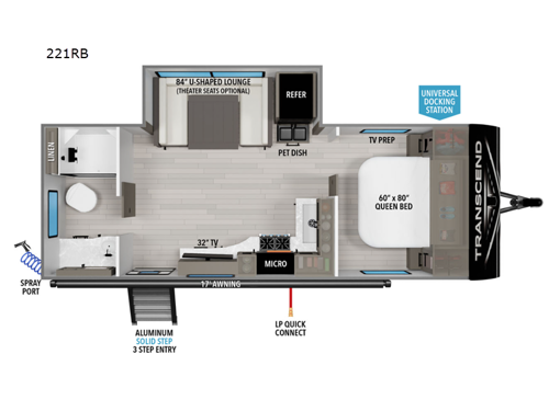 Transcend Xplor 221RB Floorplan
