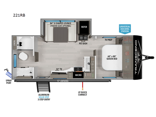 Transcend Xplor 221RB Floorplan Image