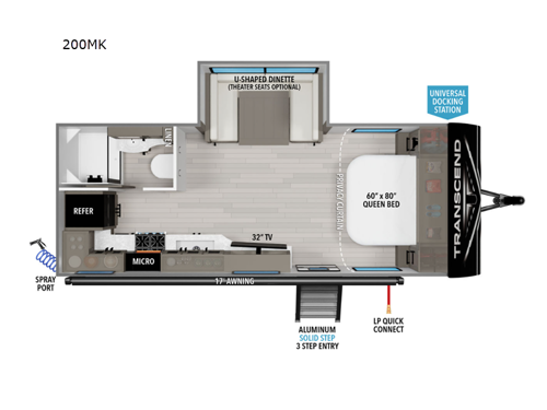 Transcend Xplor 200MK Floorplan Image