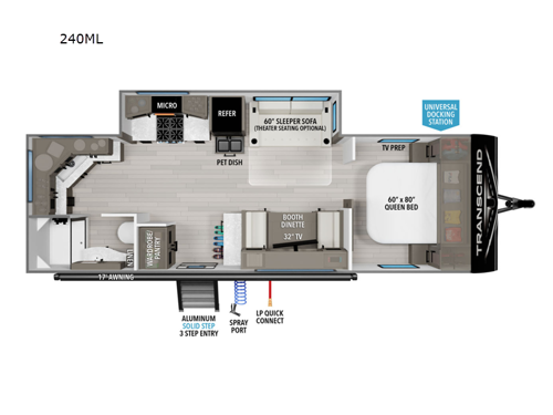 Transcend Xplor 240ML Floorplan Image