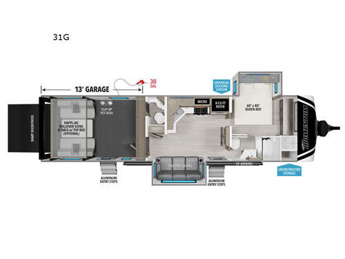 Momentum G-Class 31G Floorplan