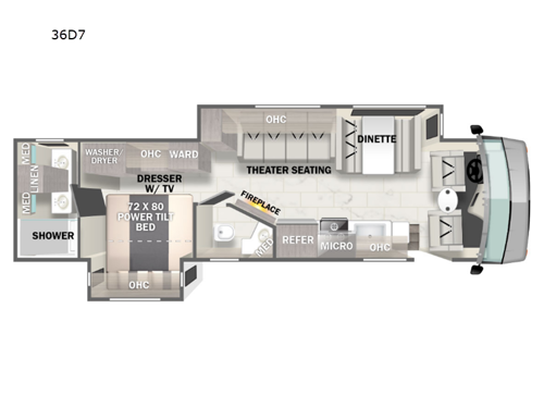 Georgetown 7 Series 36D7 Floorplan