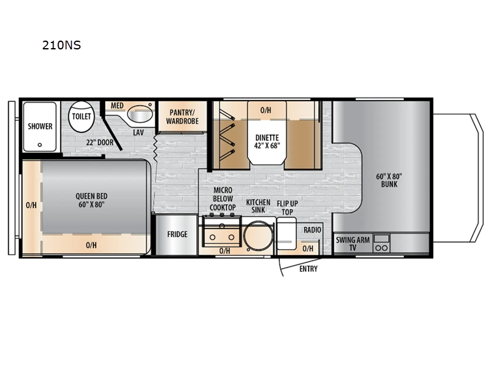 Entrada 210NS Floorplan Image