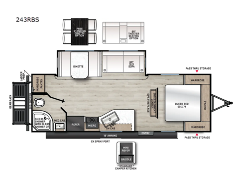 Catalina Legacy Edition 243RBS Floorplan