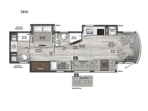 Forza 38W Floorplan Image