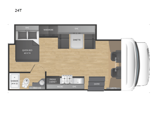 Triumph 24T Floorplan Image