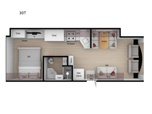 Triumph 30T Floorplan Image