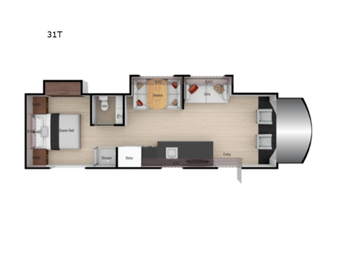 Triumph 31T Floorplan Image