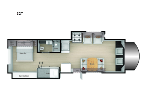 Triumph 32T Floorplan Image