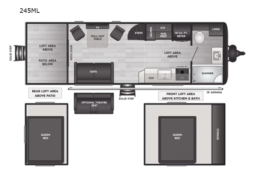 Springdale 245ML Floorplan Image