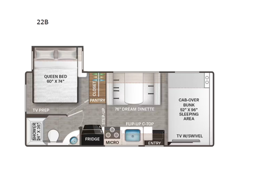 Four Winds 22B Floorplan Image