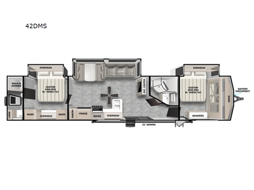 Wildwood Lodge 42DMS Floorplan Image