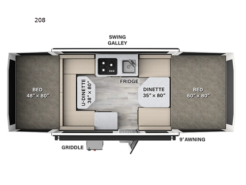 Flagstaff MAC Series 208 Floorplan