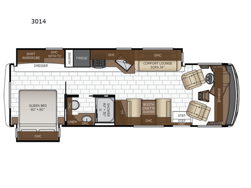 Bay Star Sport 3014 Floorplan Image