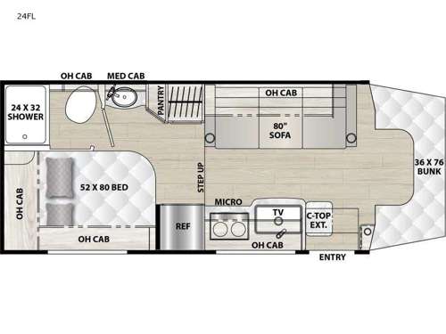 Cross Trail XLS 24FL Floorplan Image