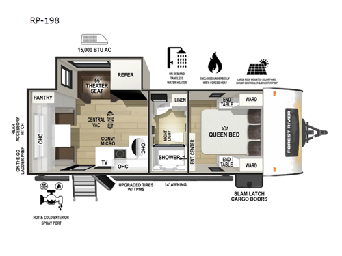 R Pod RP-198 Floorplan Image