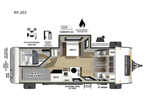 R Pod RP-203 Floorplan Image