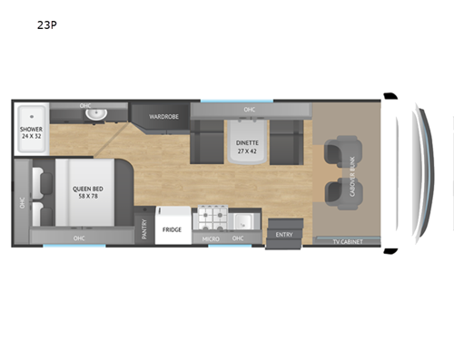 Phantom 23P Floorplan Image