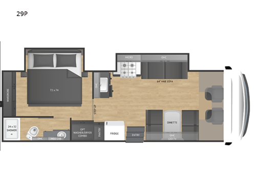 Phantom 29P Floorplan Image