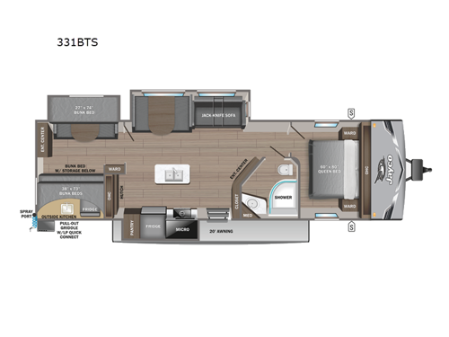 Jay Flight 331BTS Floorplan