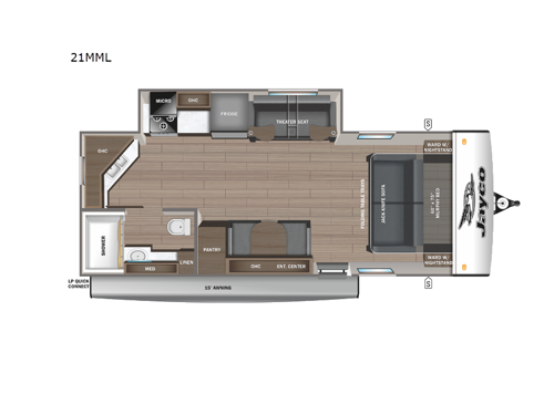 Jay Feather 21MML Floorplan