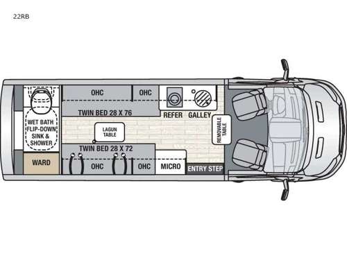 Beyond 22RB AWD Floorplan Image